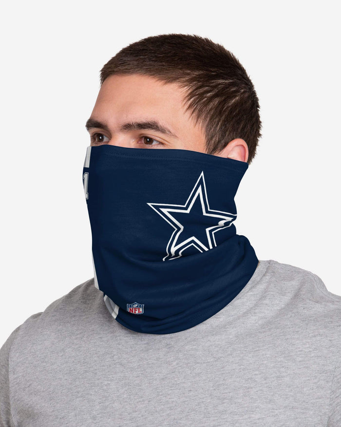 Ezekiel Elliott Dallas Cowboys On-Field Sideline Logo Gaiter Scarf FOCO - FOCO.com