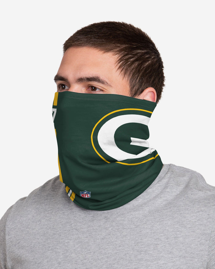 Davante Adams Green Bay Packers On-Field Sideline Logo Gaiter Scarf FOCO - FOCO.com