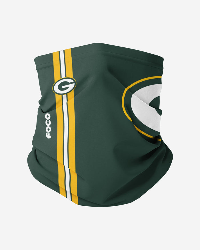 Green Bay Packers On-Field Sideline Logo Gaiter Scarf FOCO Adult - FOCO.com