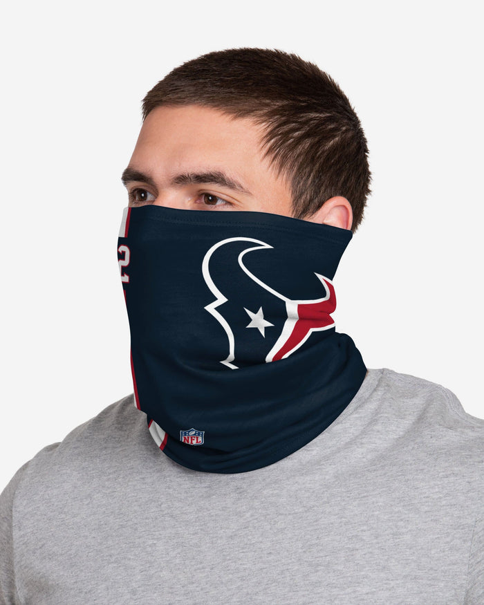 Lonnie Johnson Jr Houston Texans On-Field Sideline Logo Gaiter Scarf FOCO - FOCO.com