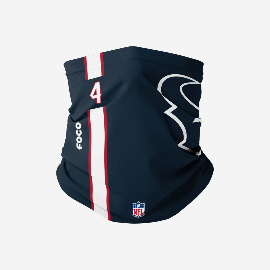 Deshaun Watson Houston Texans On-Field Sideline Logo Gaiter Scarf FOCO - FOCO.com