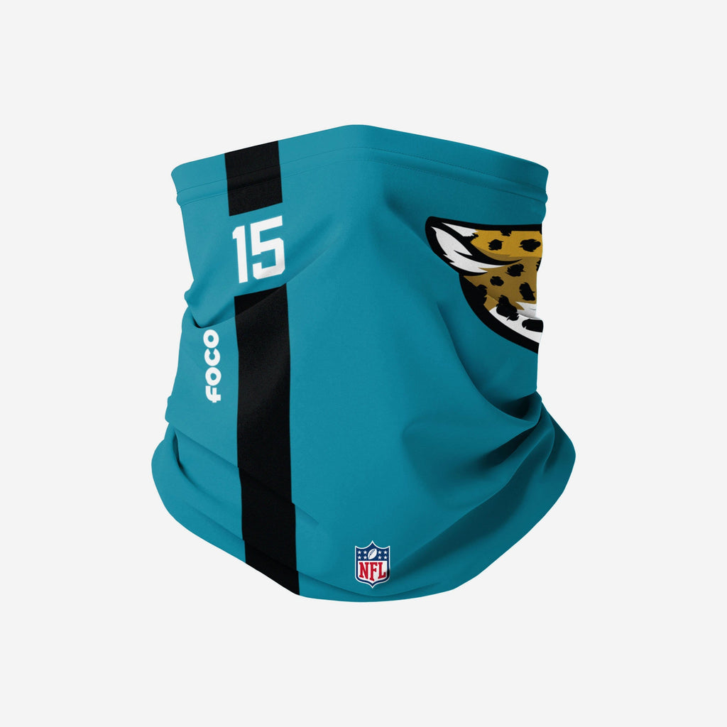 Gardner Minshew Jacksonville Jaguars On-Field Sideline Logo Gaiter Scarf FOCO - FOCO.com