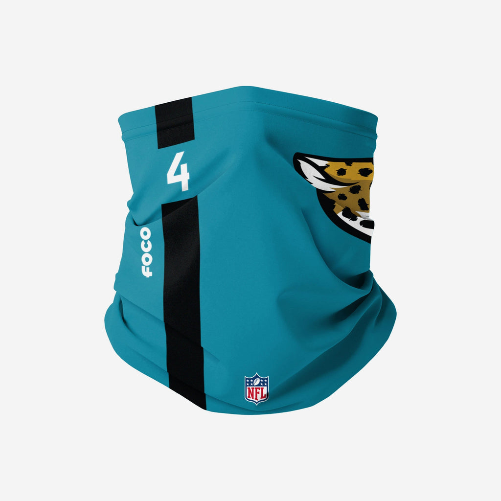 Josh Lambo Jacksonville Jaguars On-Field Sideline Logo Gaiter Scarf FOCO - FOCO.com