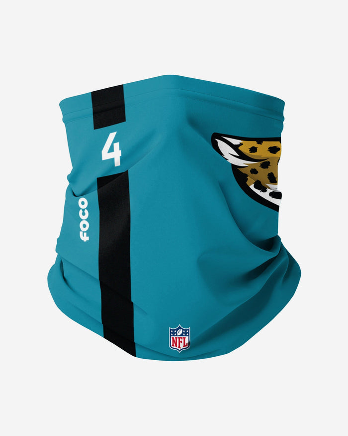 Josh Lambo Jacksonville Jaguars On-Field Sideline Logo Gaiter Scarf FOCO - FOCO.com