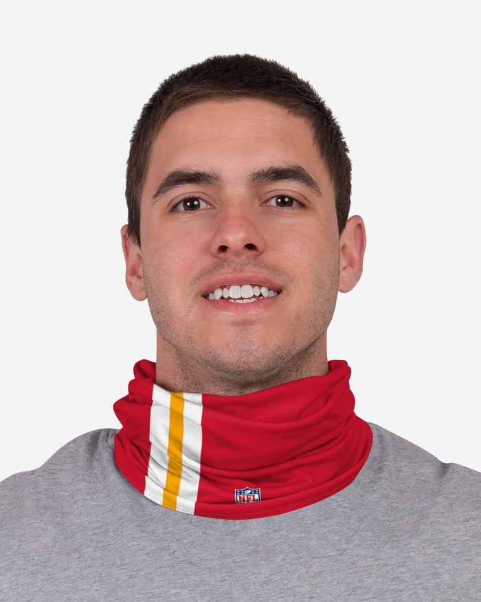 Patrick Mahomes Kansas City Chiefs On-Field Sideline Logo Gaiter Scarf FOCO - FOCO.com