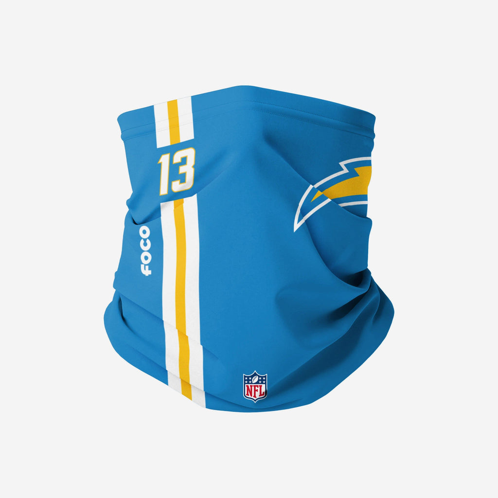 Keenan Allen Los Angeles Chargers On-Field Sideline Logo Gaiter Scarf FOCO - FOCO.com