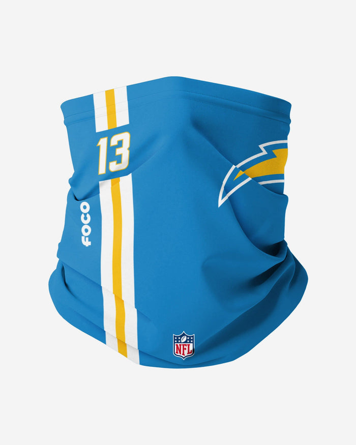 Keenan Allen Los Angeles Chargers On-Field Sideline Logo Gaiter Scarf FOCO - FOCO.com