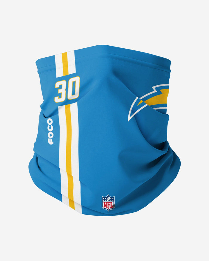 Austin Ekeler Los Angeles Chargers On-Field Sideline Logo Gaiter Scarf FOCO - FOCO.com