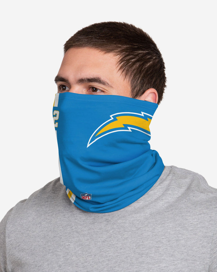 Denzel Perryman Los Angeles Chargers On-Field Sideline Logo Gaiter Scarf FOCO - FOCO.com