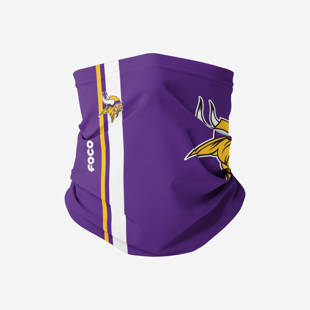 Minnesota Vikings On-Field Sideline Logo Gaiter Scarf FOCO Adult - FOCO.com