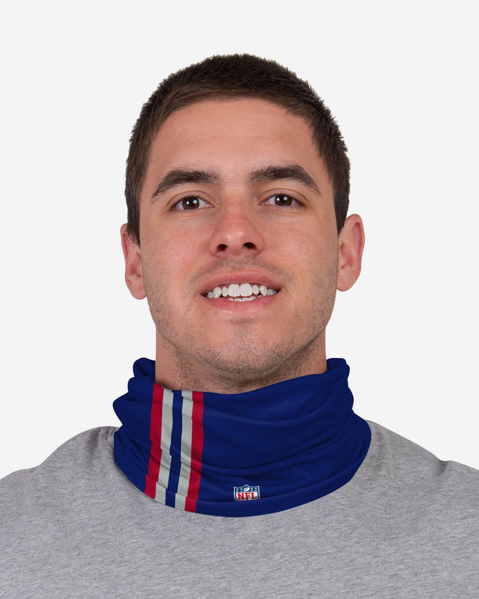 Daniel Jones New York Giants On-Field Sideline Logo Gaiter Scarf FOCO - FOCO.com