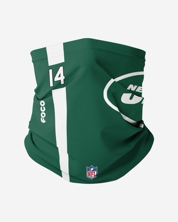 Sam Darnold New York Jets On-Field Sideline Logo Gaiter Scarf FOCO - FOCO.com