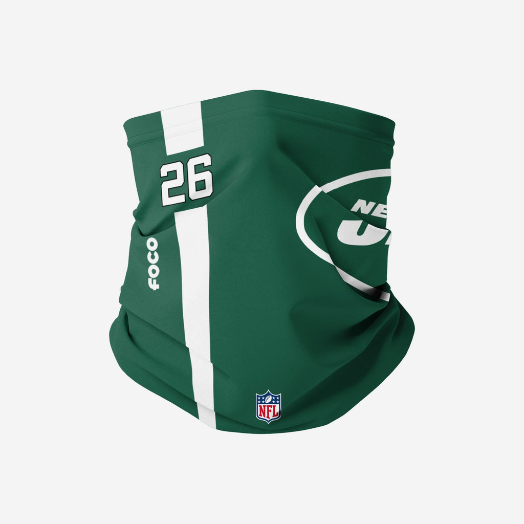 Le'Veon Bell New York Jets On-Field Sideline Logo Gaiter Scarf FOCO - FOCO.com