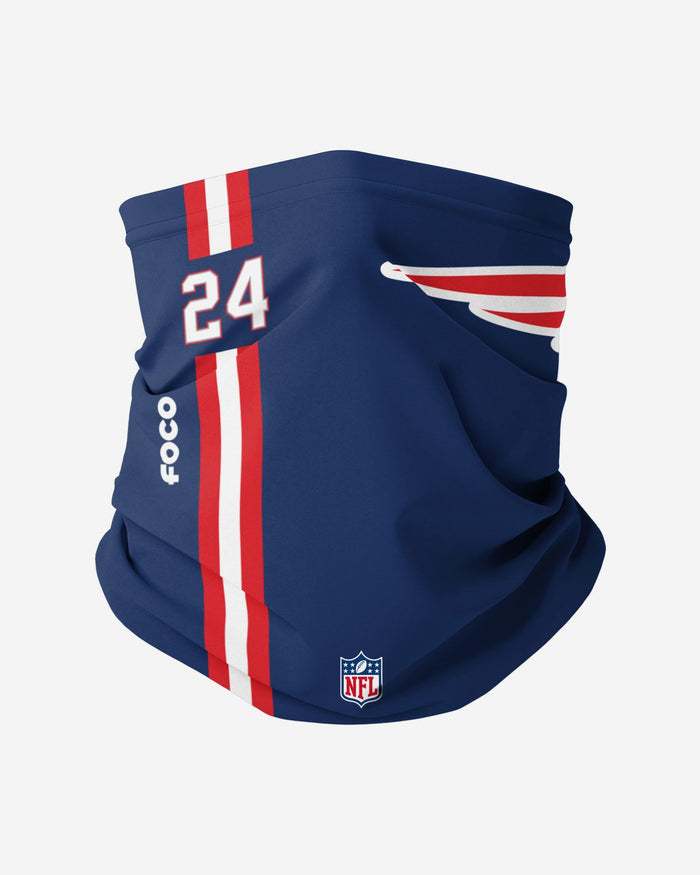 Stephon Gilmore New England Patriots On-Field Sideline Logo Gaiter Scarf FOCO - FOCO.com