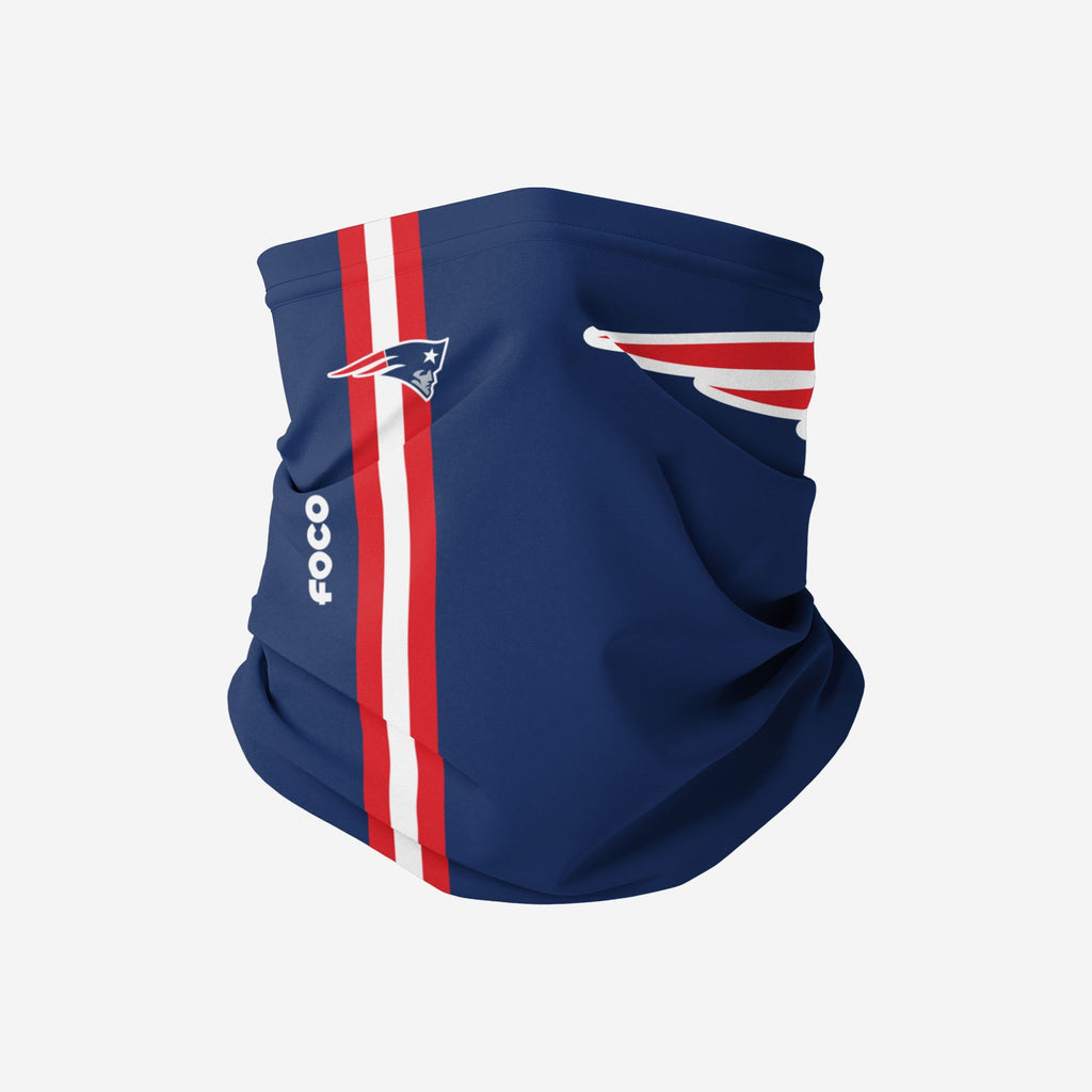 New England Patriots On-Field Sideline Logo Gaiter Scarf FOCO Adult - FOCO.com