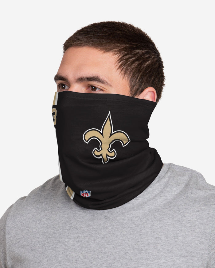 Michael Thomas New Orleans Saints On-Field Sideline Logo Gaiter Scarf FOCO - FOCO.com