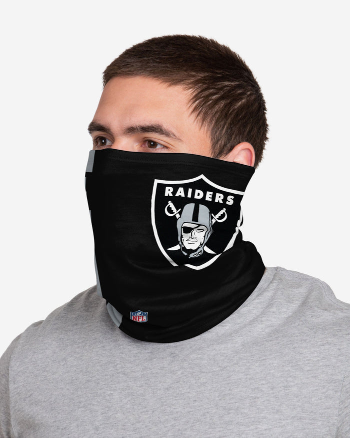 Derek Carr Las Vegas Raiders On-Field Sideline Logo Gaiter Scarf FOCO - FOCO.com