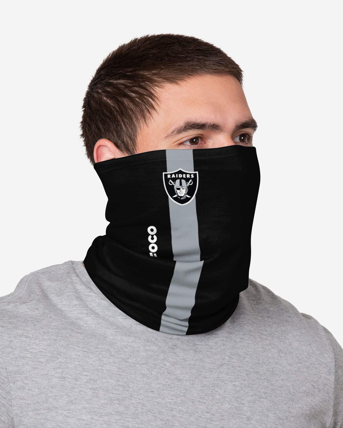 Las Vegas Raiders On-Field Sideline Logo Gaiter Scarf FOCO - FOCO.com