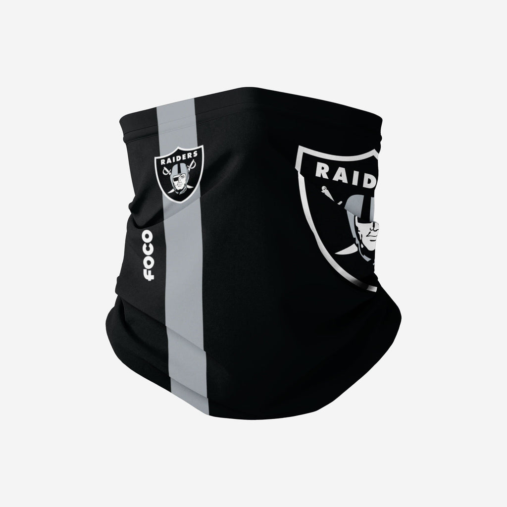 Las Vegas Raiders On-Field Sideline Logo Gaiter Scarf FOCO Adult - FOCO.com