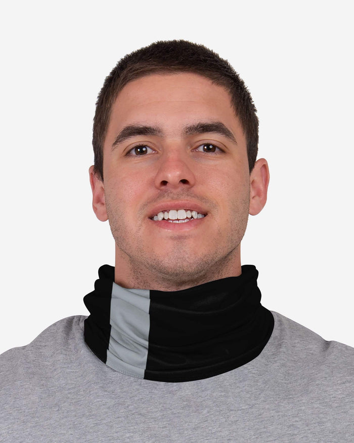 Las Vegas Raiders On-Field Sideline Logo Gaiter Scarf FOCO - FOCO.com