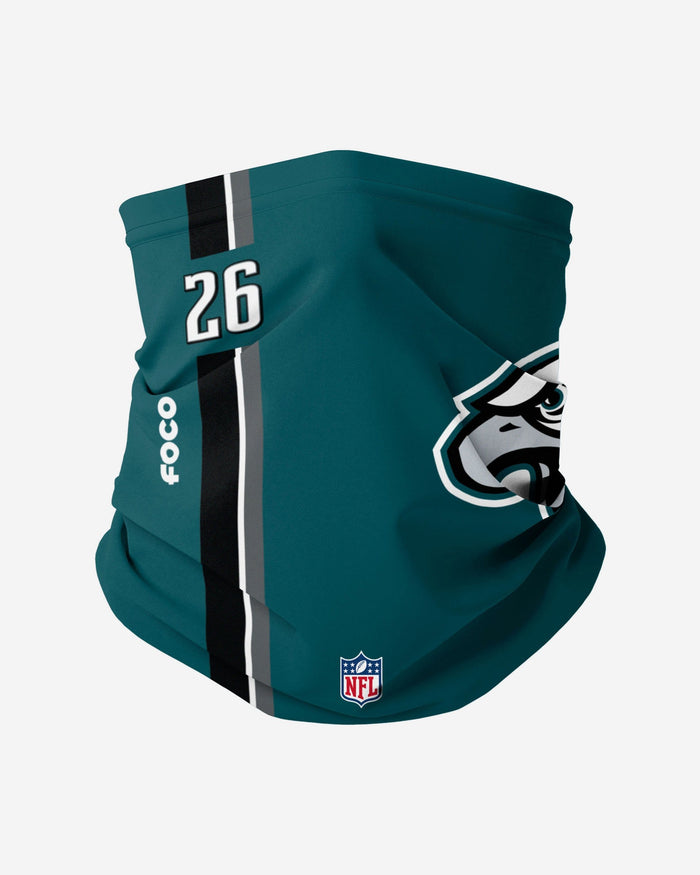 Miles Sanders Philadelphia Eagles On-Field Sideline Logo Gaiter Scarf FOCO - FOCO.com