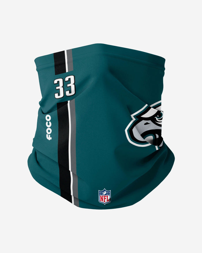 Elijah Holyfield Philadelphia Eagles On-Field Sideline Logo Gaiter Scarf FOCO - FOCO.com