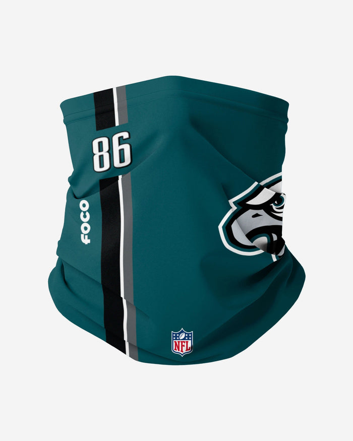 Zach Ertz Philadelphia Eagles On-Field Sideline Logo Gaiter Scarf FOCO - FOCO.com