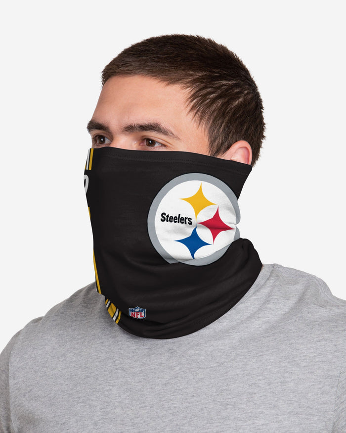 Juju Smith-Schuster Pittsburgh Steelers On-Field Sideline Logo Gaiter Scarf FOCO - FOCO.com