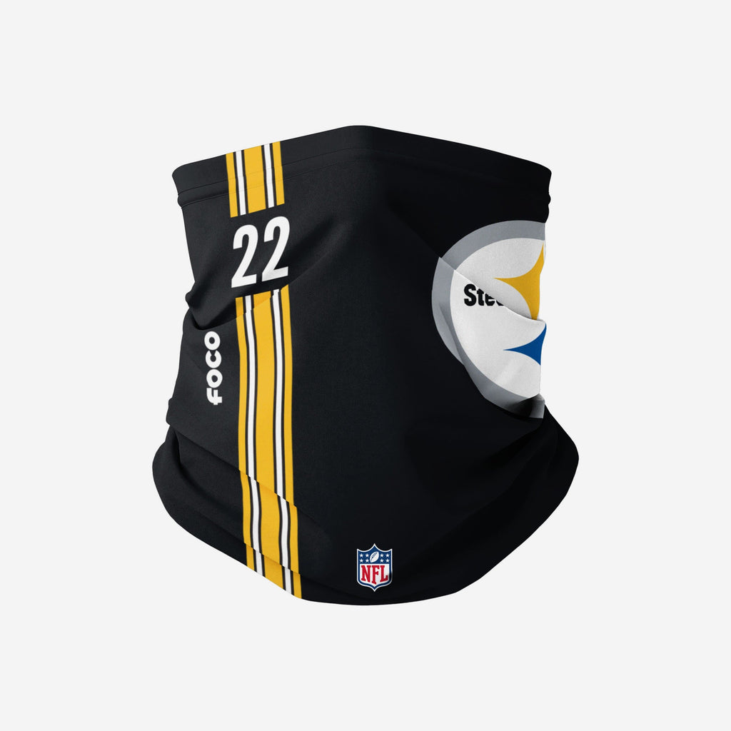 Steven Nelson Pittsburgh Steelers On-Field Sideline Logo Gaiter Scarf FOCO - FOCO.com