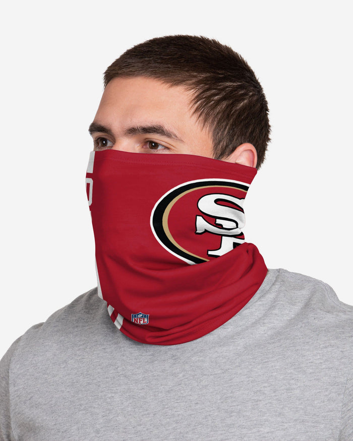 Jimmy Garoppolo San Francisco 49ers On-Field Sideline Logo Gaiter Scarf FOCO - FOCO.com