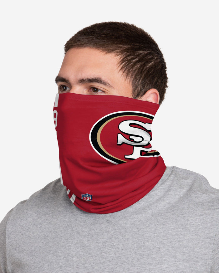 Deebo Samuel San Francisco 49ers On-Field Sideline Logo Gaiter Scarf FOCO - FOCO.com