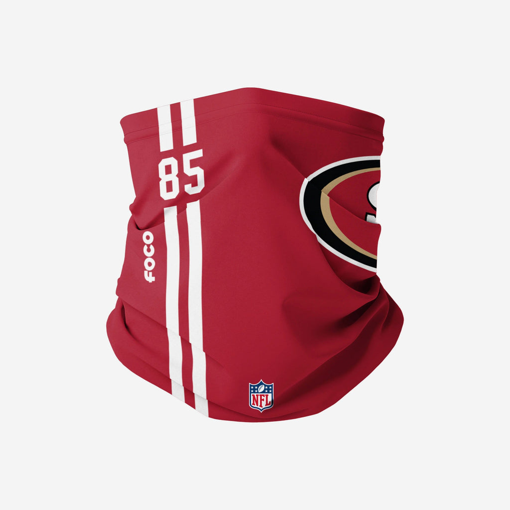 George Kittle San Francisco 49ers On-Field Sideline Logo Gaiter Scarf FOCO Adult - FOCO.com