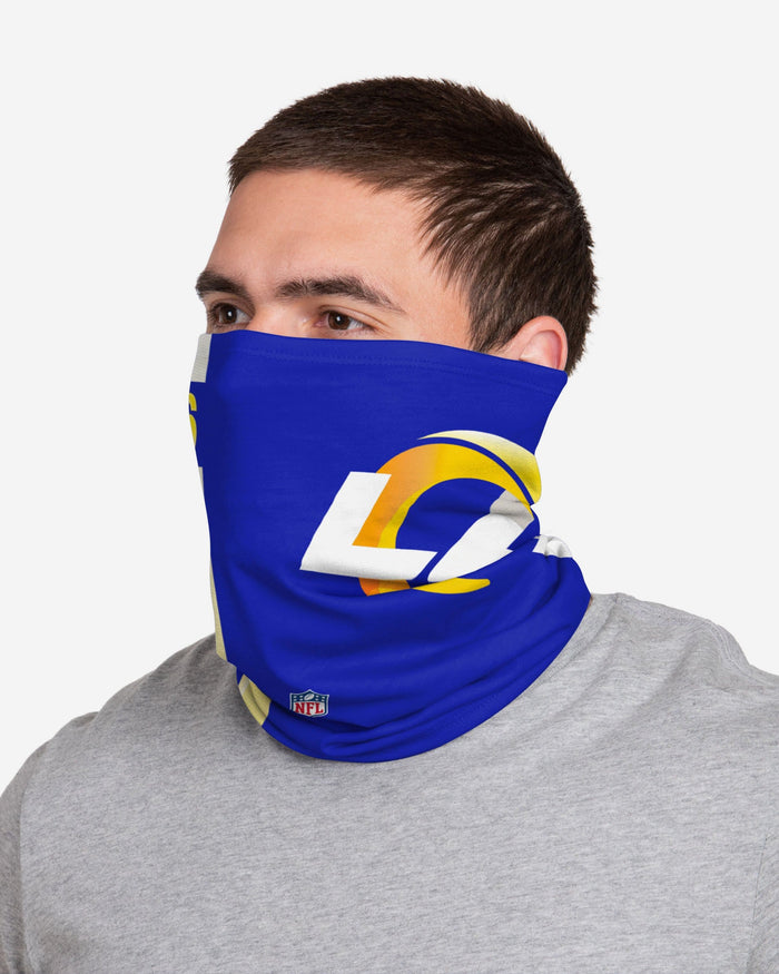 John Hekker Los Angeles Rams On-Field Sideline Logo Gaiter Scarf FOCO - FOCO.com