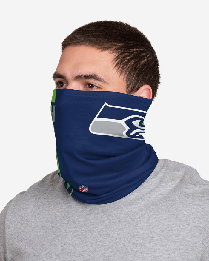 DK Metcalf Seattle Seahawks On-Field Sideline Logo Gaiter Scarf FOCO - FOCO.com