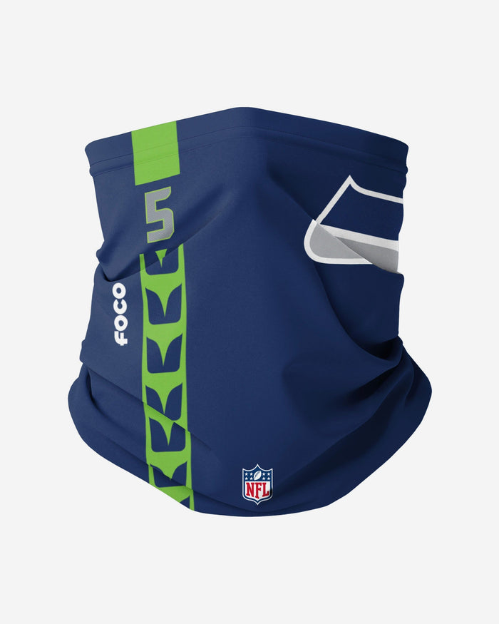 Jason Myers Seattle Seahawks On-Field Sideline Logo Gaiter Scarf FOCO - FOCO.com