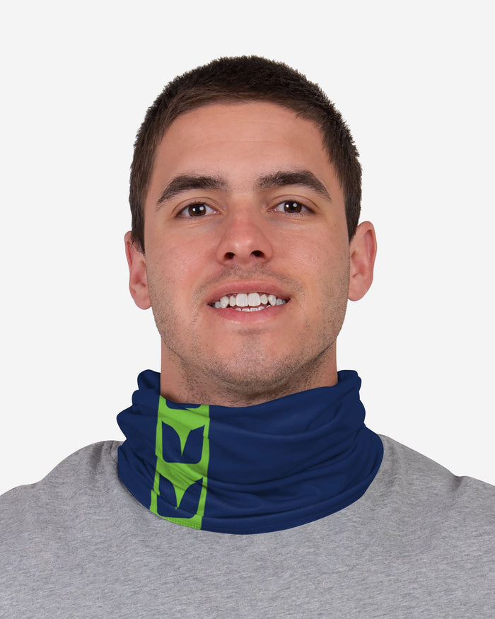 Seattle Seahawks On-Field Sideline Logo Gaiter Scarf FOCO - FOCO.com