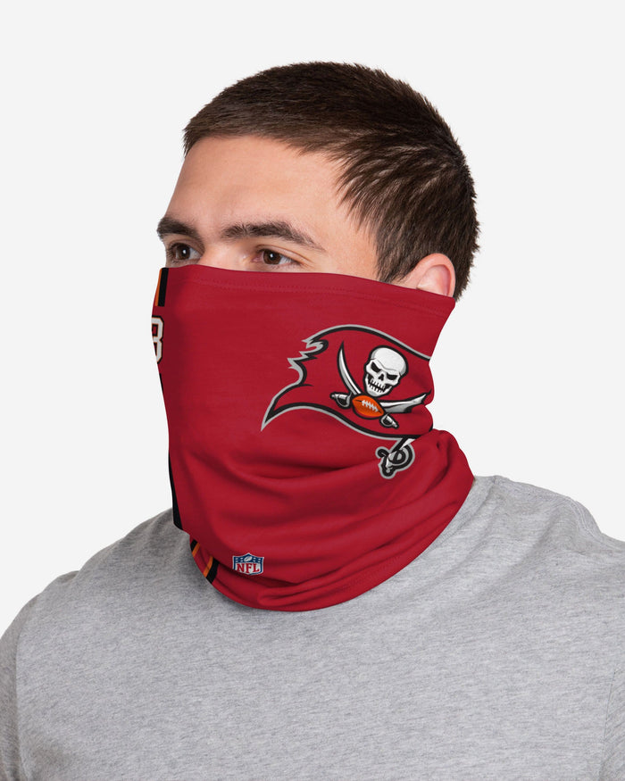 Mike Evans Tampa Bay Buccaneers On-Field Sideline Logo Gaiter Scarf FOCO - FOCO.com