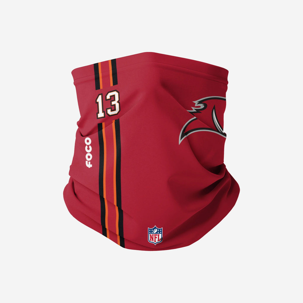 Mike Evans Tampa Bay Buccaneers On-Field Sideline Logo Gaiter Scarf FOCO - FOCO.com