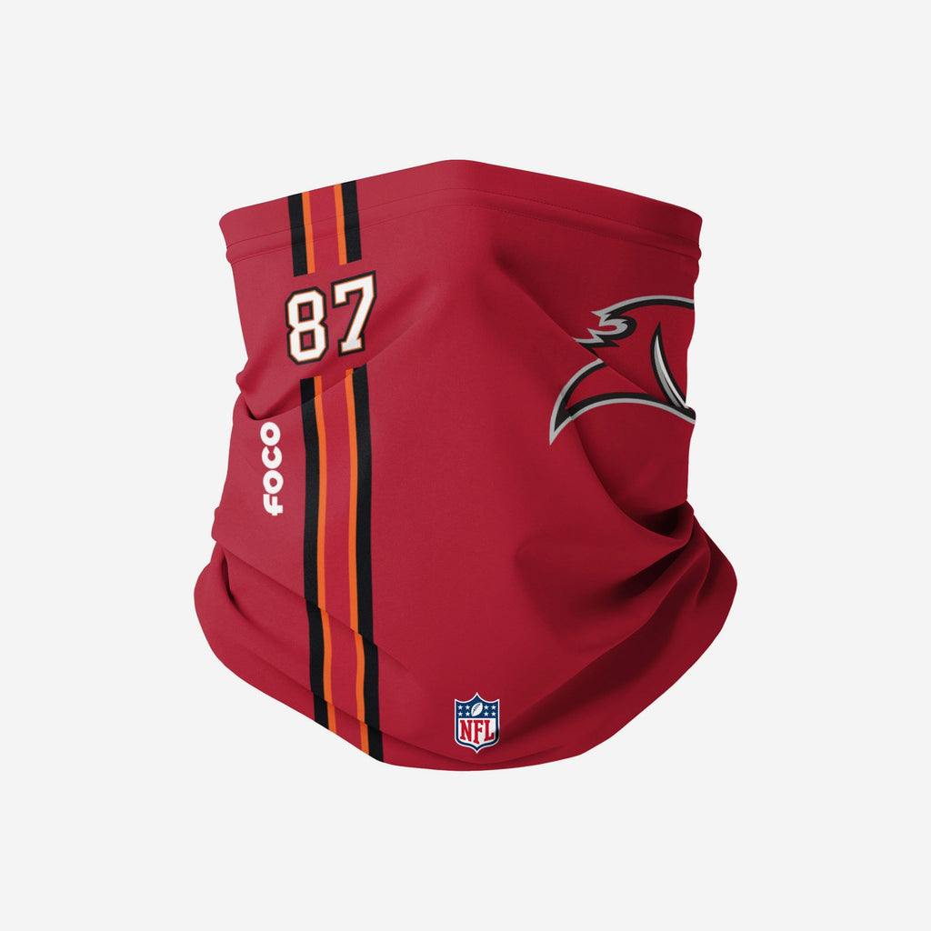 Rob Gronkowski Tampa Bay Buccaneers On-Field Sideline Logo Gaiter Scarf FOCO - FOCO.com