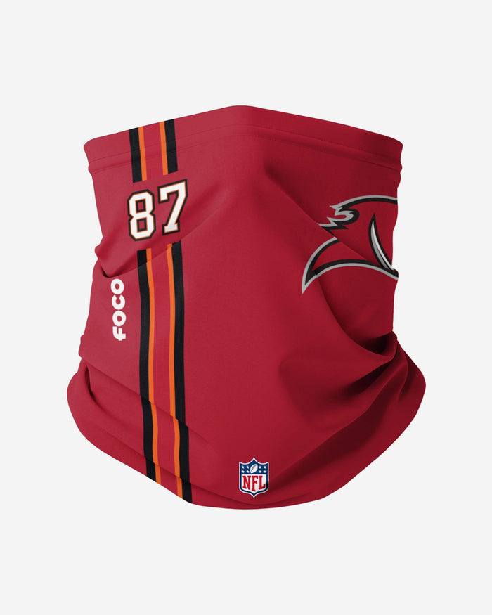 Rob Gronkowski Tampa Bay Buccaneers On-Field Sideline Logo Gaiter Scarf FOCO - FOCO.com