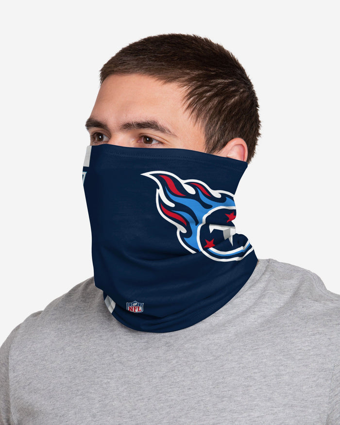 Ryan Tannehill Tennessee Titans On-Field Sideline Logo Gaiter Scarf FOCO - FOCO.com