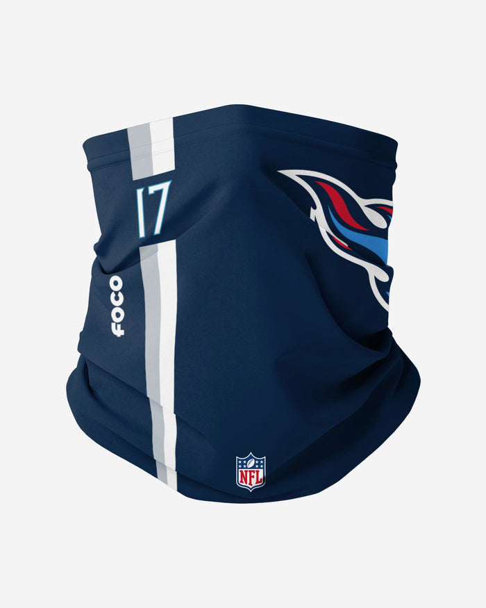 Ryan Tannehill Tennessee Titans On-Field Sideline Logo Gaiter Scarf FOCO - FOCO.com