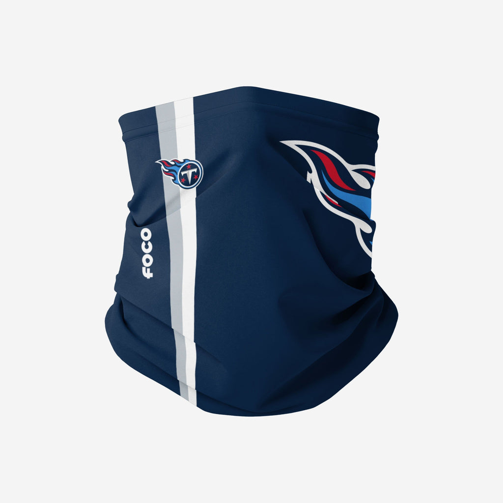 Tennessee Titans On-Field Sideline Logo Gaiter Scarf FOCO Adult - FOCO.com