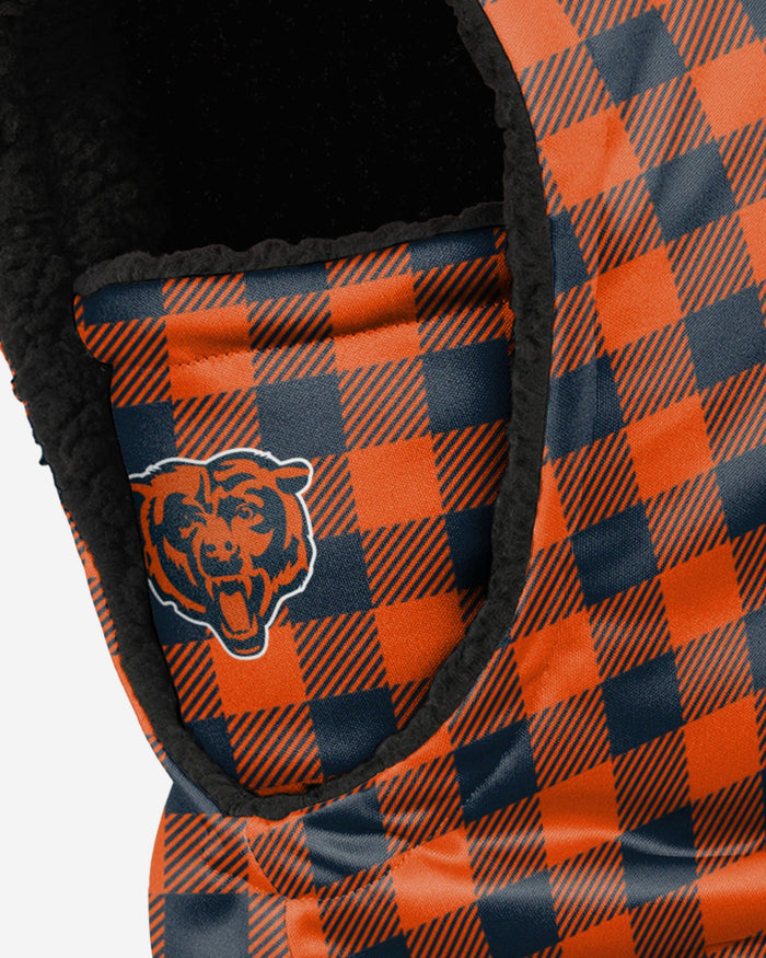 Chicago Bears Plaid Hooded Gaiter FOCO - FOCO.com