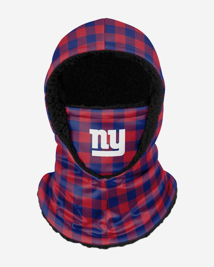 New York Giants Plaid Hooded Gaiter FOCO - FOCO.com
