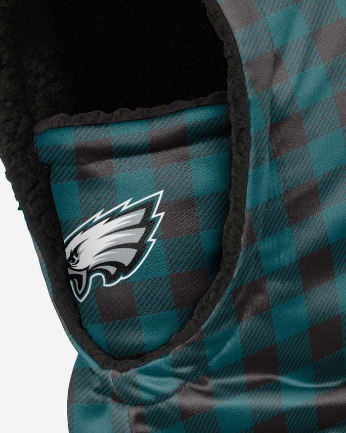 Philadelphia Eagles Plaid Hooded Gaiter FOCO - FOCO.com