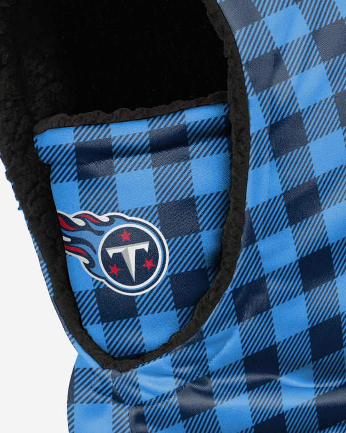 Tennessee Titans Plaid Hooded Gaiter FOCO - FOCO.com