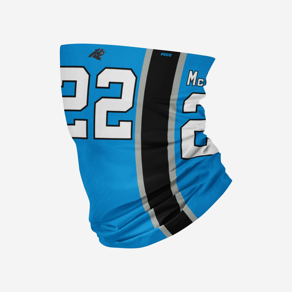 Christian McCaffrey Carolina Panthers Gaiter Scarf FOCO - FOCO.com