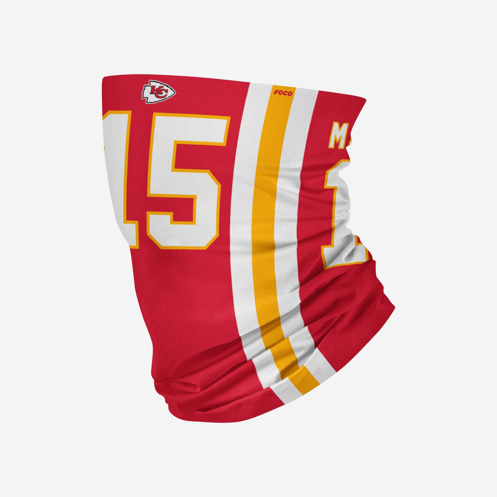 Patrick Mahomes Kansas City Chiefs Gaiter Scarf FOCO - FOCO.com