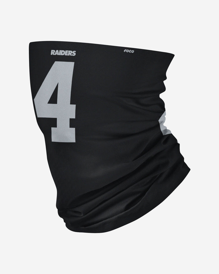 Derek Carr Las Vegas Raiders Gaiter Scarf FOCO - FOCO.com